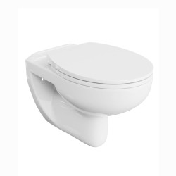 Lavita Arctic miska wisząca  rimless + deska wolnoopadająca.
