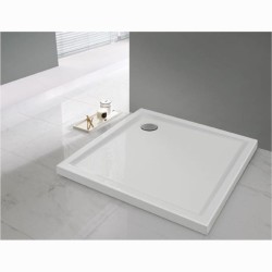 Sanplast Prestige brodzik kwadratowy zintegrowany 80x80x3 cm.