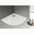 Sanplast Prestige brodzik półokrągły zintregowany 80x80x3 cm.