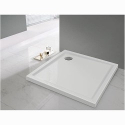 Sanplast Prestige brodzik kwadratowy zintegrowany 100x100x3 cm.