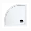 Sanplast Prestige brodzik półokrągły zintregowany 80x80x3 cm.