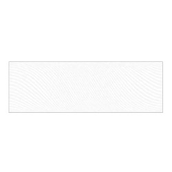 Ceramica Bianca Perla white onda płytka ścienna 30x90cm