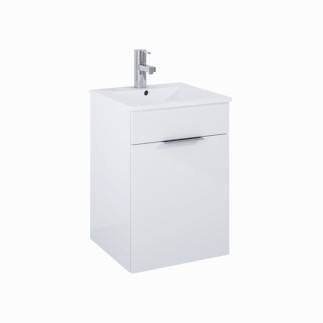Elita Qubo Plus zestaw szafka z umywalką 40 cm biały