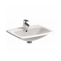 Geberit Selnova Square umywalka wpuszczana w blat 55x45 cm.