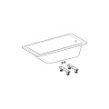 Geberit Selnova Square wanna prostokątna 160x75 cm