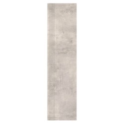 Nowa Gala Avenida 12 szary płytka gresowa stopnica frezowana 119,7x29,7x0,85cm