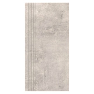 Nowa Gala Avenida 12 szary płytka gresowa stopnica frezowana 59,7x29,7x0,8cm