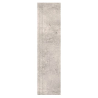 Nowa Gala Avenida 12 szary półpoler płytka gresowa stopnica frezowana 119,7x29,7x0,85cm