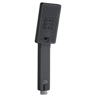 Laveo Kvadrato słuchawka natryskowa 246x65 mm czarna