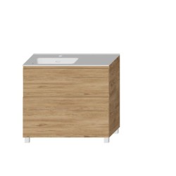Widax Pera szafka stojąca dąb silver jack 90cm