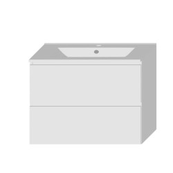 Widax Pera szafka podwieszana biała 80cm