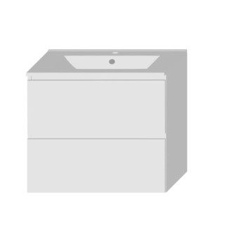 Widax Pera szafka podwieszana biała 70cm.