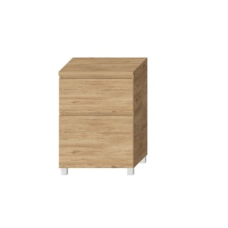 Widax Pera komoda stojąca z blatem 60cm dąb silver jack