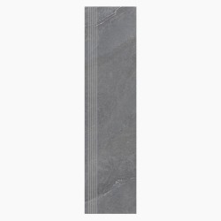 Nowa Gala Stonehenge SH 13  płytka gresowa ciemnoszary stopnica mat 29,7x119,7x0,85 cm