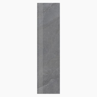 Nowa Gala Stonehenge SH 13  płytka gresowa ciemnoszary stopnica mat 29,7x119,7x0,85 cm