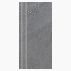 Nowa Gala Stonehenge SH 13 płytka gresowa stopnica frezowana półpoler 29,7x59,7x0,85cm