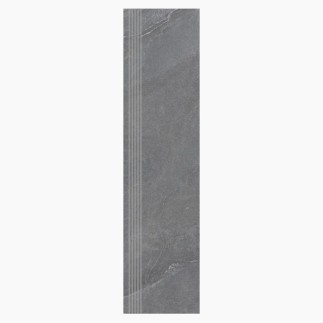 Nowa Gala Stonehenge SH 13 Ciemnoszary płytka gresowa stopnica lappato 29,7x119,7x0,85 cm