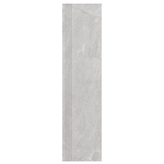Nowa Gala Tioga TG 12 szary płytka gresowa stopnica frezowana 119,7x29,7x0,85cm