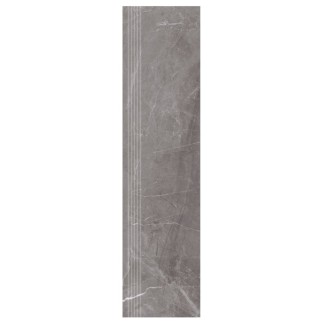 Nowa Gala TG 13 ciemny szary płytka gresowa stopnica frezowana  119,7x29,7x0,85cm