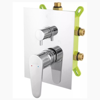 Ferro Algeo box bateria natryskowa podtynkowa 3-fukcyjna chrom