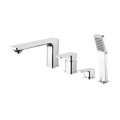 Omnires Apure bateria wannowa 4-otworowa chrom