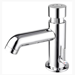 Ferro prestige bateria umywalkowa czasowa z regulacja wypływu i temperatury chrom