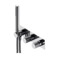 Omnires Contour bateria prysznicowo-wannowa podtynkowa chrom