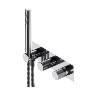 Omnires Contour bateria prysznicowo-wannowa podtynkowa chrom