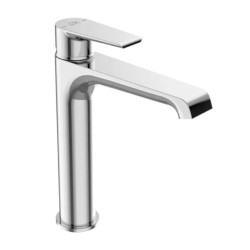 Laveo Largo bateria umywalkowa stojąca  nablatowa z korkiem klik-klak chrom