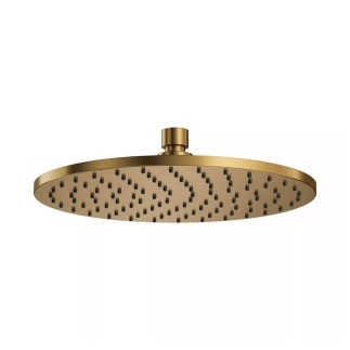 Omnires Slimline głowica prysznicowa  okrągła 25cm złoty  szczotkowany