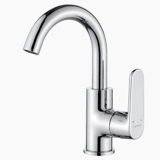 Kuchinox Dima bateria umywalkowa stojąca z ruchomą wylewką U chrom