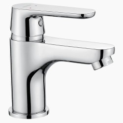 Kuchinox Dima bateria umywalkowa stojąca z korkiem klik-klak chrom