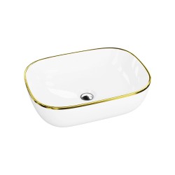 Lavita Costa Gold Line umywalka nablatowa 43x32,5