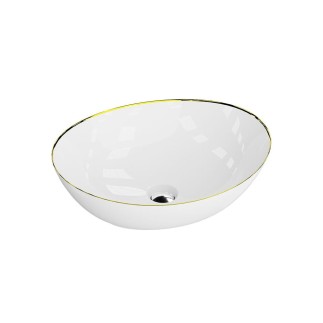 Lavita Fresa gold line umywalka nablatowa 41,5x34