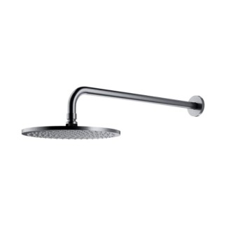 Omnires głowica natryskowa okrągła 25cm z ramieniem ściennym nikiel