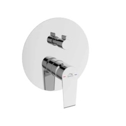 Laveo Largo bateria natryskowa podtynkowa chrom