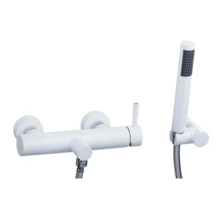 Valvex Vegane bianco bateria natryskowa z zestawem natryskowym biały