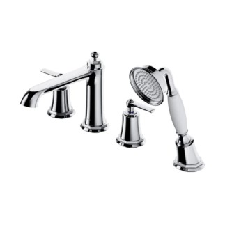 Omnires Armance bateria wannowa 4-otworowa chrom