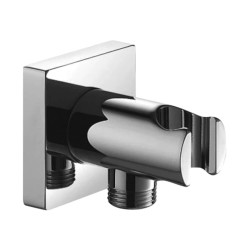 Omnires  Omnires przyłącze kątowe z uchwytem punktowym 6cm chrom