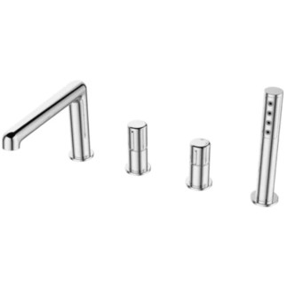 Laveo Pretto bateria wannowa 4-otworowa chrom