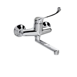 Valvex Medica bateria umywalkowa ścienna z krótką wylewką