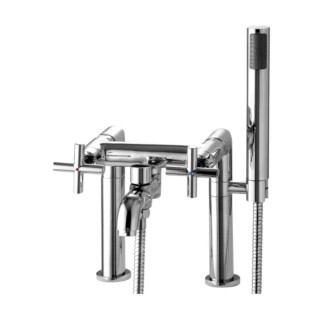 Omnires Modern bateria wannowa 2-otworowa chrom