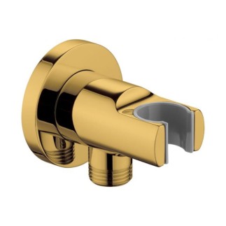 Omnires Omniresprzyłącze kątowe z uchwytem punktowym okrągłe 6cm złote