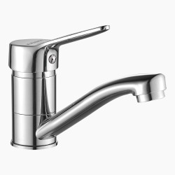 Kuchinox Tibi bateria umywalkowa stojąca z ruchomą wylewką chrom