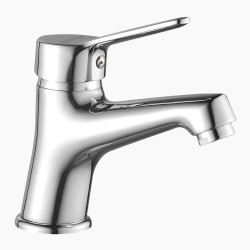 Kuchinox Tibi bateria umywalkowa stojąca z korkiem automatycznym chrom