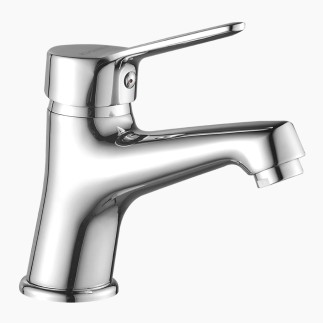 Kuchinox Tibi bateria umywalkowa stojąca z korkiem automatycznym chrom