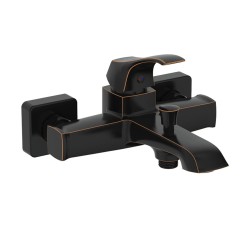 Valex Cadia bateria wannowa ścienna bez zestawu natryskowego brąz