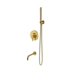 Omnires Y system wannowy podtynkowy złoty szczotkowany