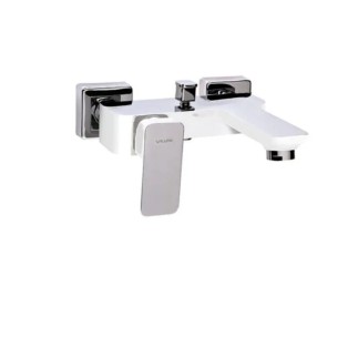 Valvex Loft White bateria wannowa bez natrysku biały-chrom