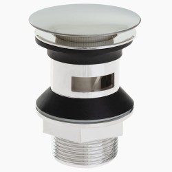 Kuchinox Korek spustowy klik-klak z przelewem O G 1?4" chrom